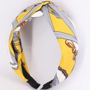 “Garinagu” Headband, Yellow/Black/White